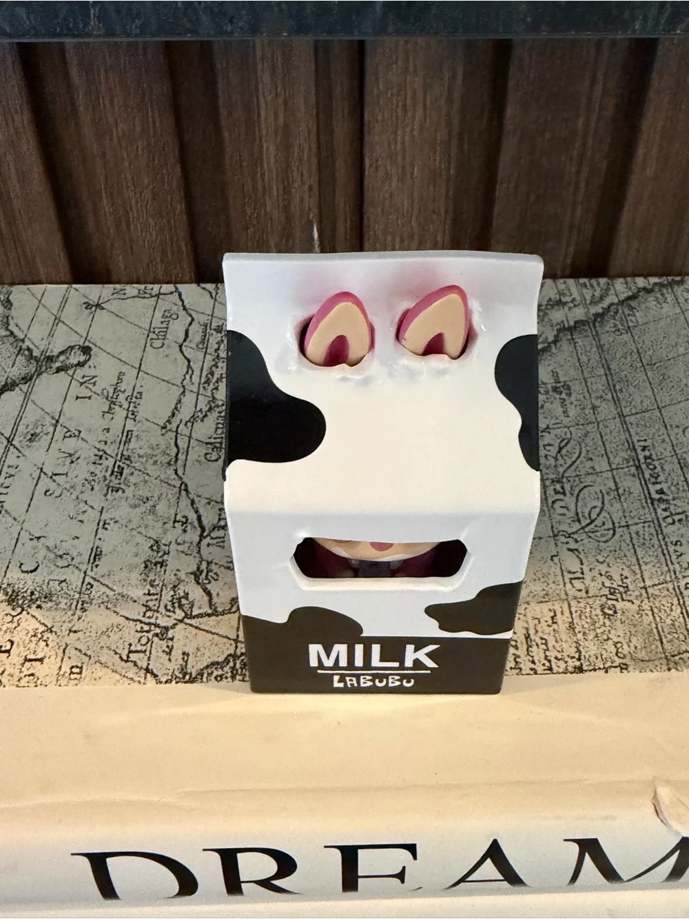 Authentic POP MART The Monsters Wacky Mart Series “Milk” Labubu Vinyl Figure